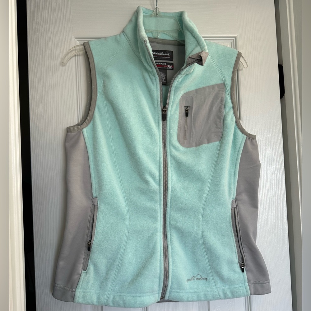 Eddie Bauer Medium Blue Zip Vest